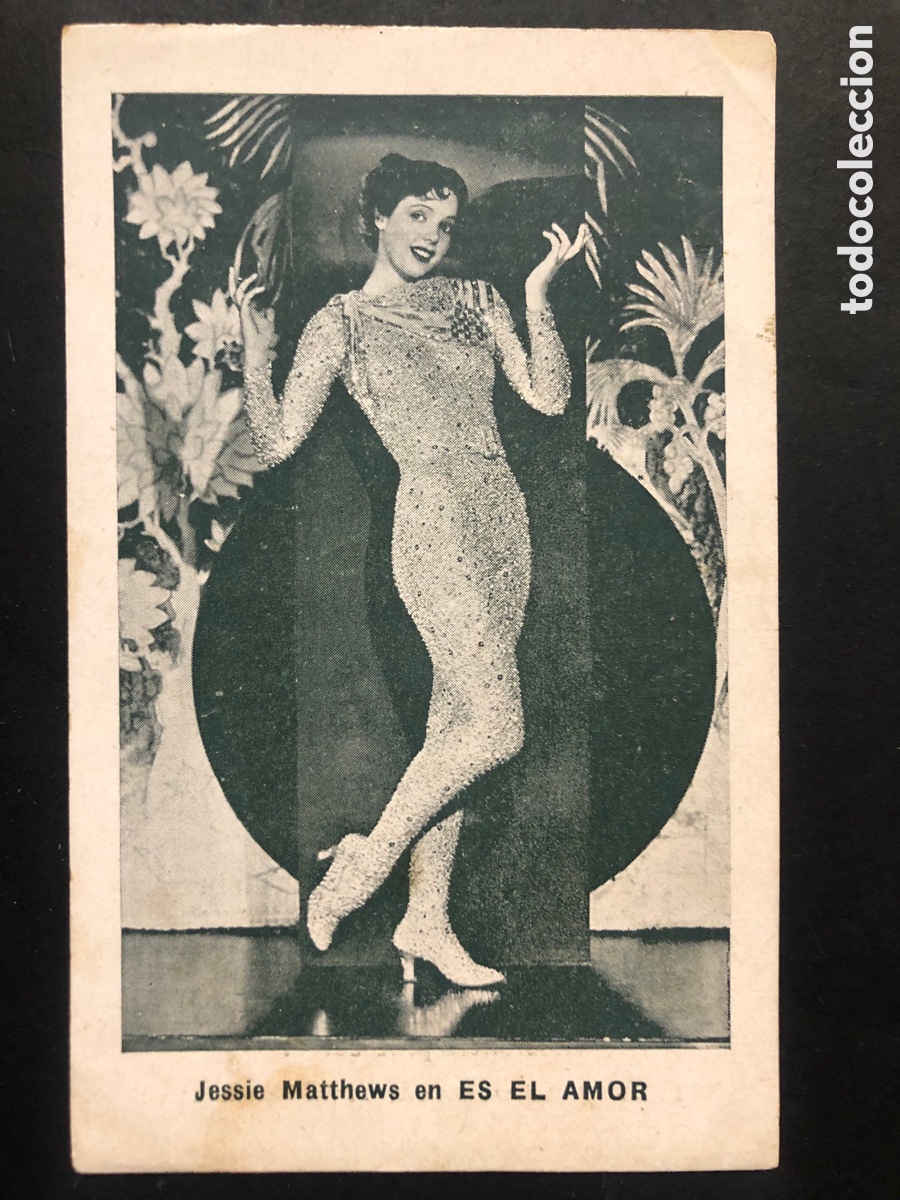  Foglietti di film di film antichi di cinema: Programa es el amor Jessie matthews con publicidad cine gran v&iacute;a A6