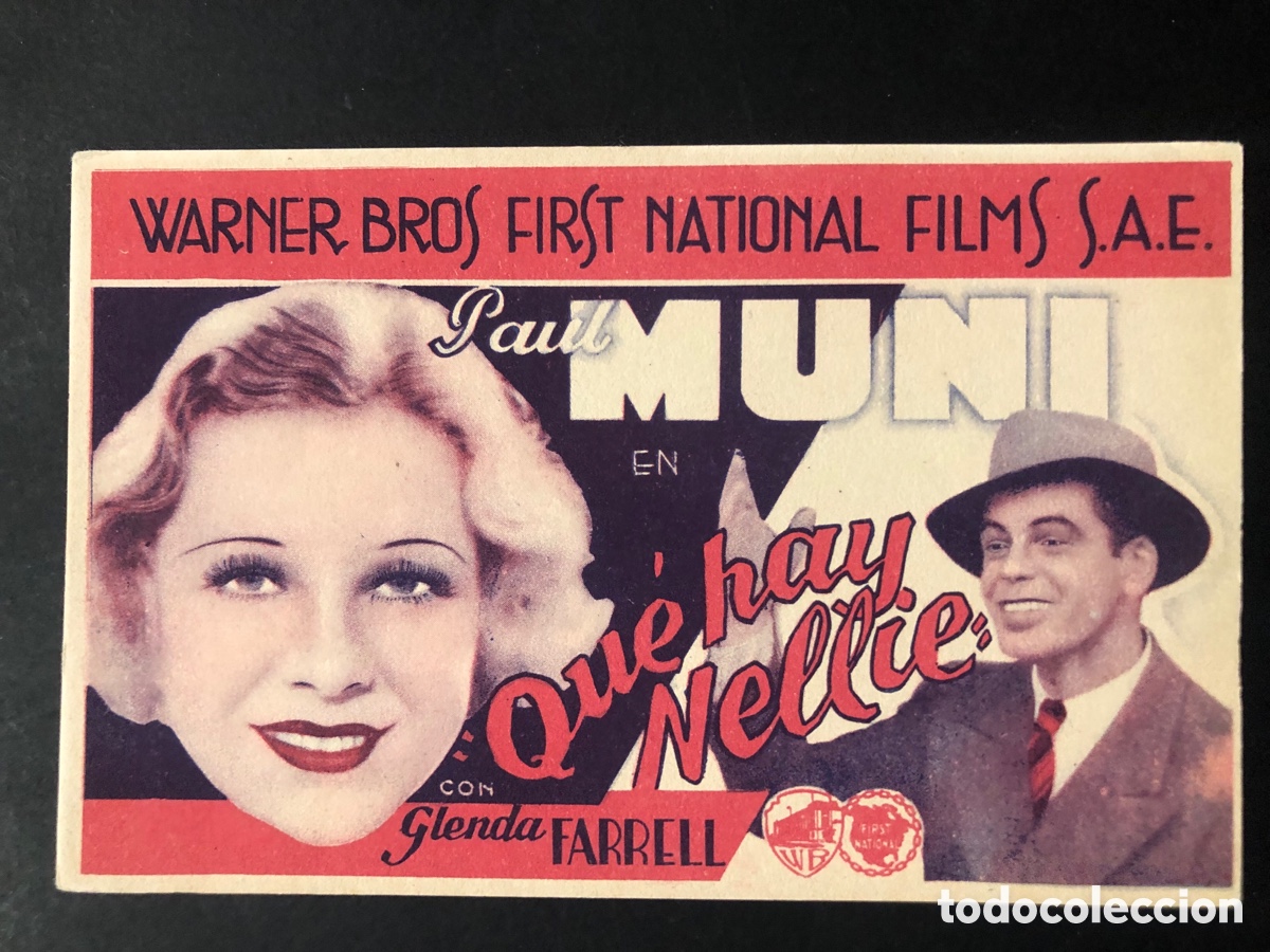 Kino: Programa que hay Nellie paul Muni Glenda farrell A6