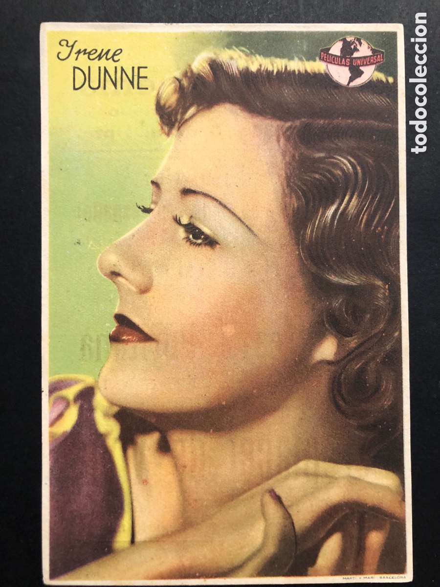 Kino: Programa foto irene Dunne con publicidad palacio cinema valencia A6
