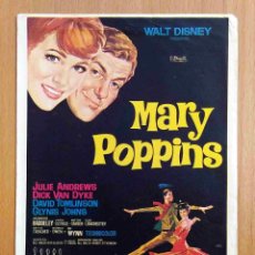  Foglietti di film di film antichi di cinema: MARY POPPINS PROGRAMA DE MANO