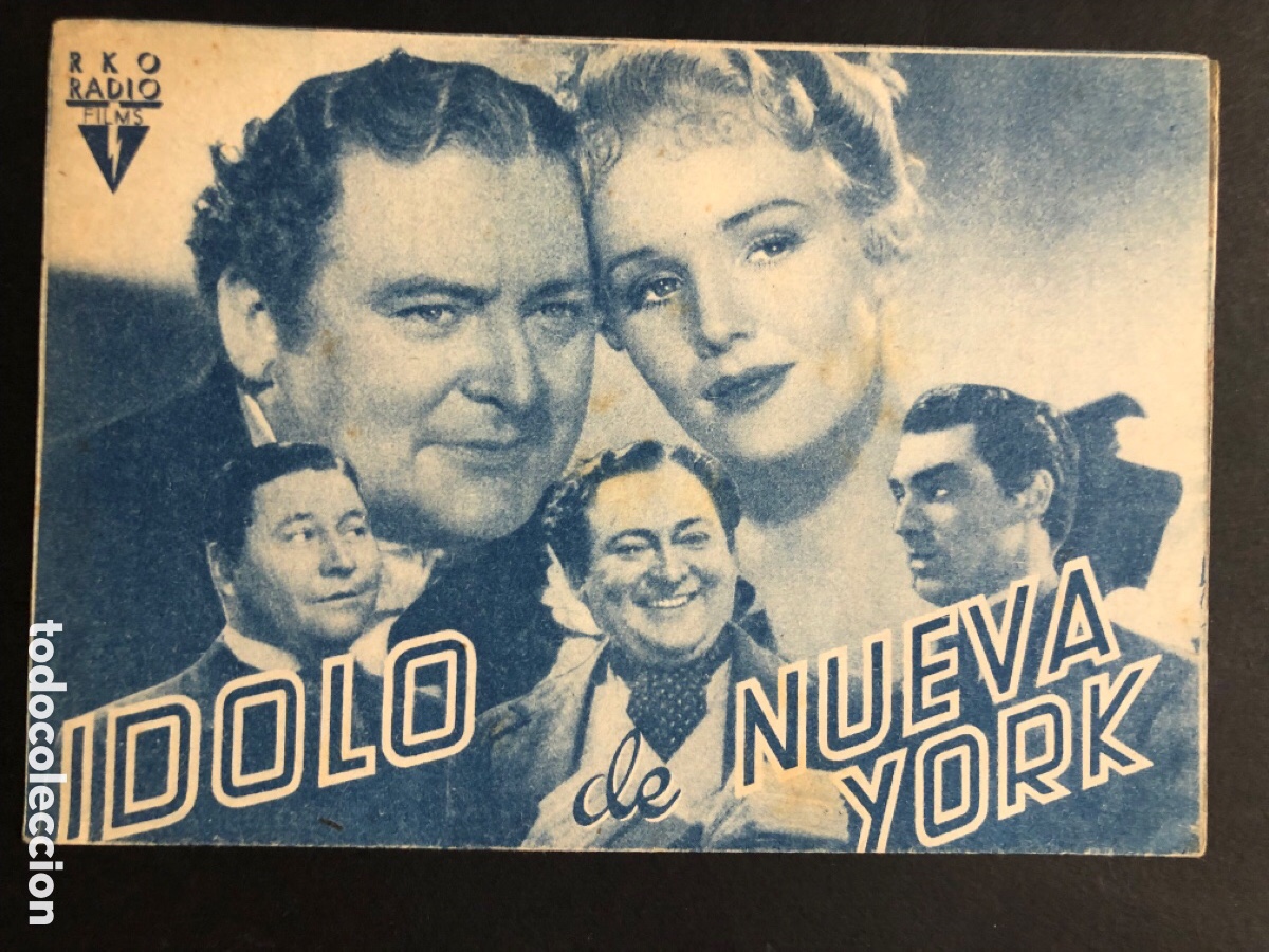 Kino: Programa el idolo de Nueva York Cary Grant con publicidad teatro principal A6