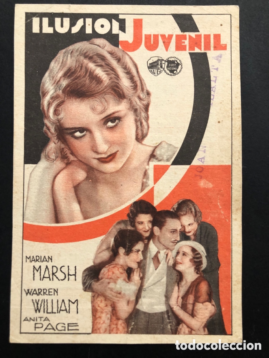 Cine: Programa ilusion juvenil warren william Mari&aacute;n marsh publicidad metropol cinema vilassar de dalt A6