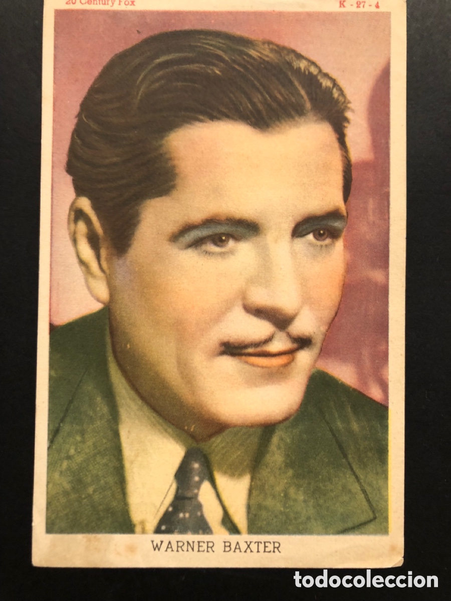 Cine: Programa foto Warner Baxter con publicidad productos de belleza Ming A6