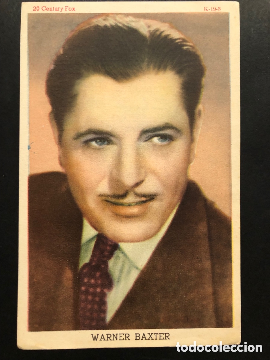 Cine: Programa foto Warner Baxter con publicidad A6