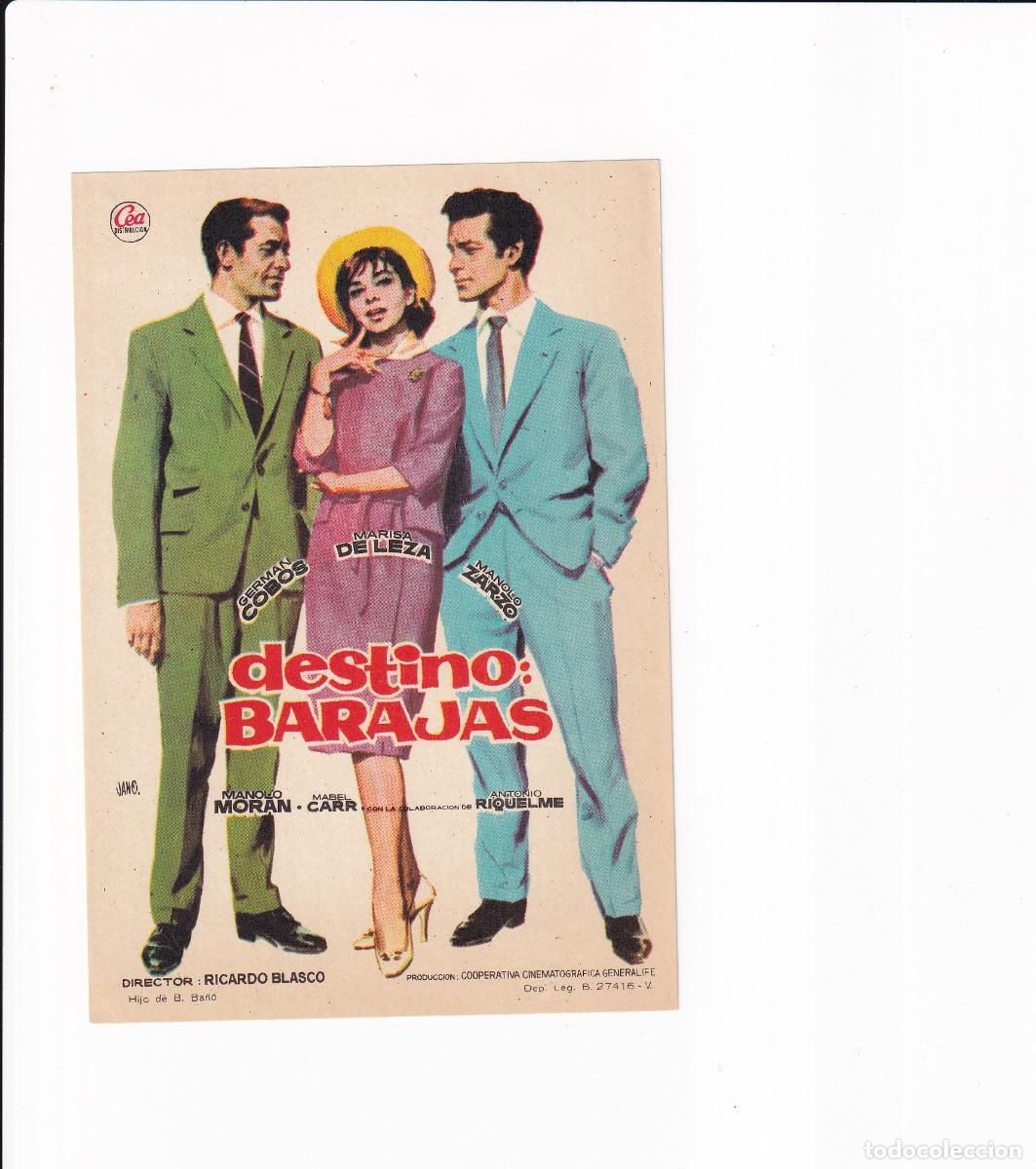 Cine: DESTINO: BARAJAS : GERMAN COBOS, MARISA DELEZA