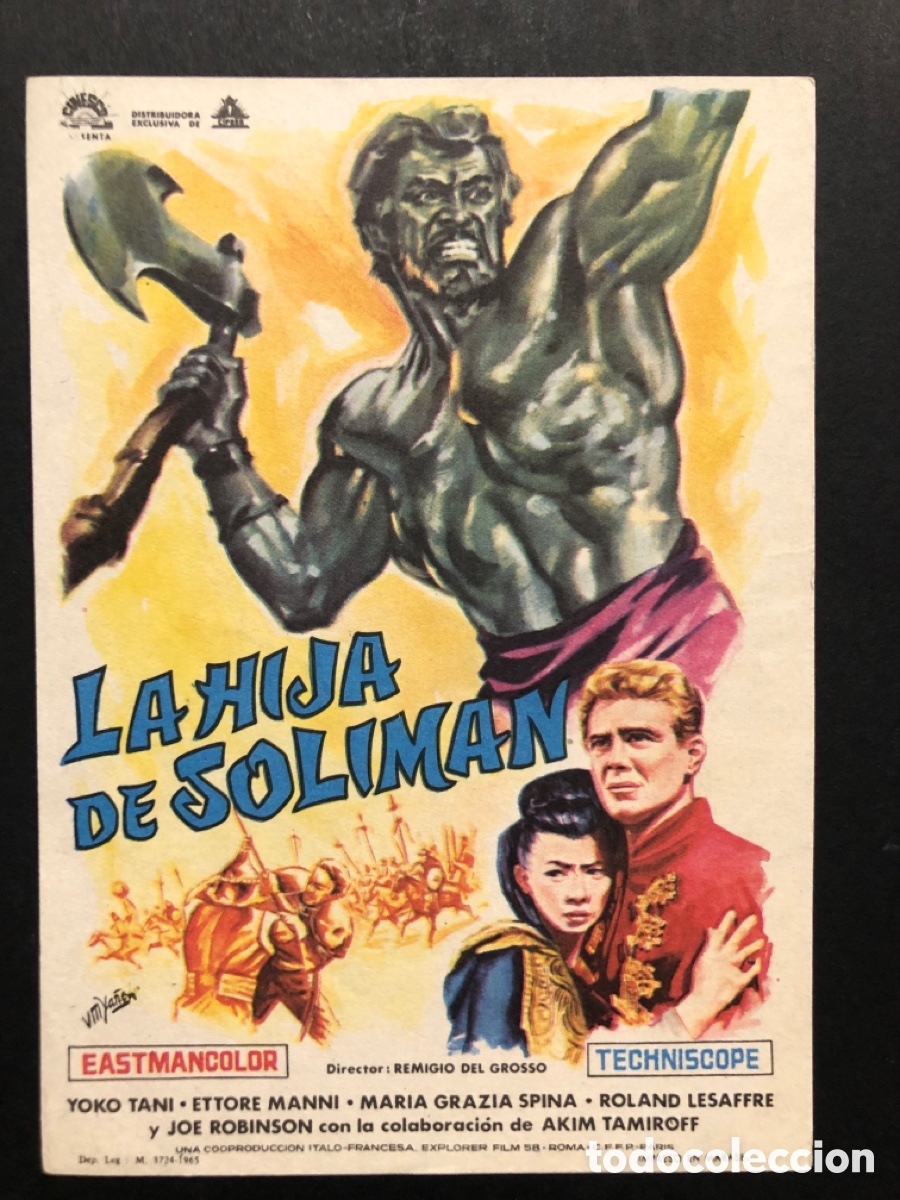 Cine: Programa la hija de soliman yoko tani A6