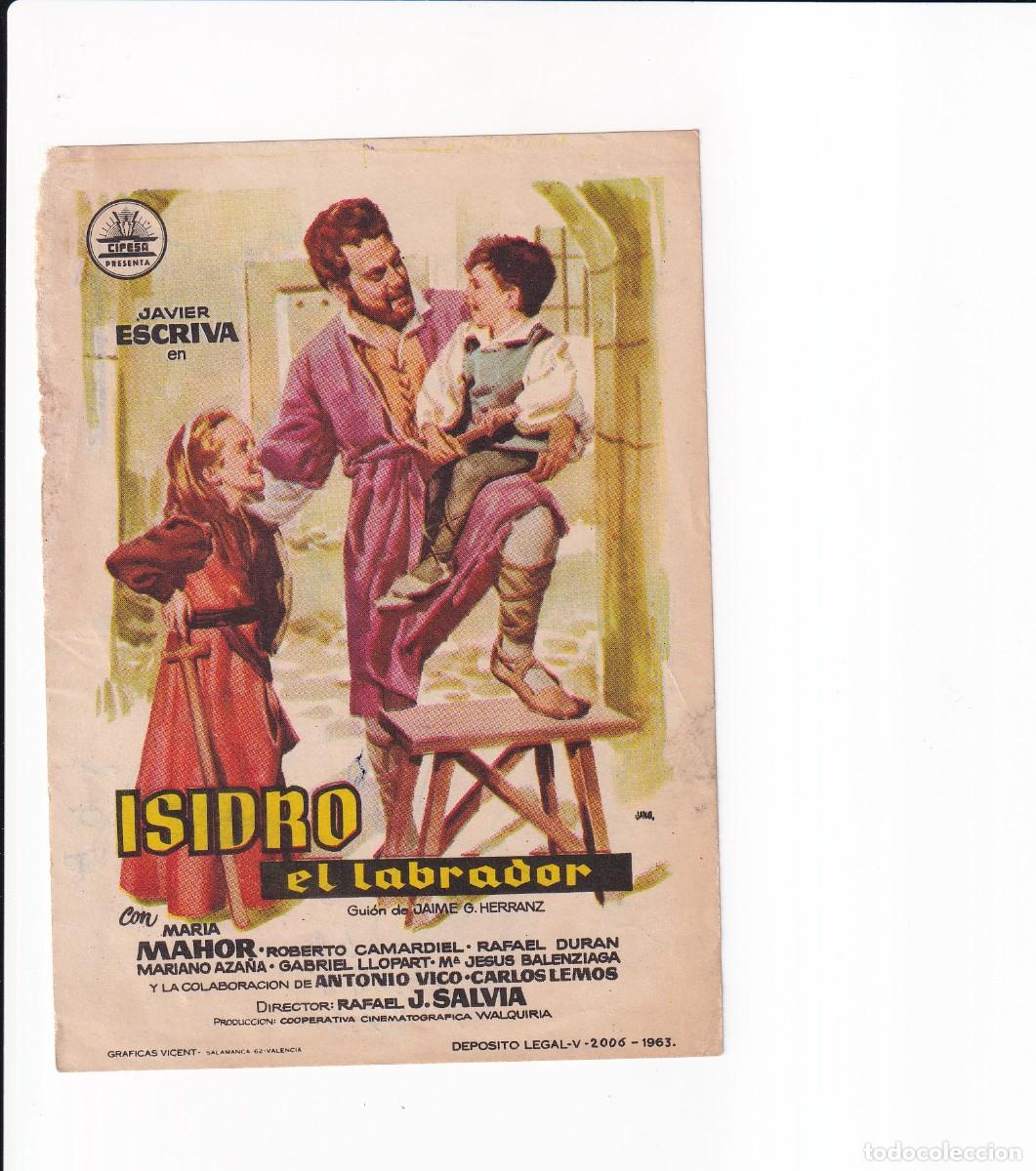 Cine: ISIDRO EL LABRADOR : JAVIER ESCRIVA - Foto 1