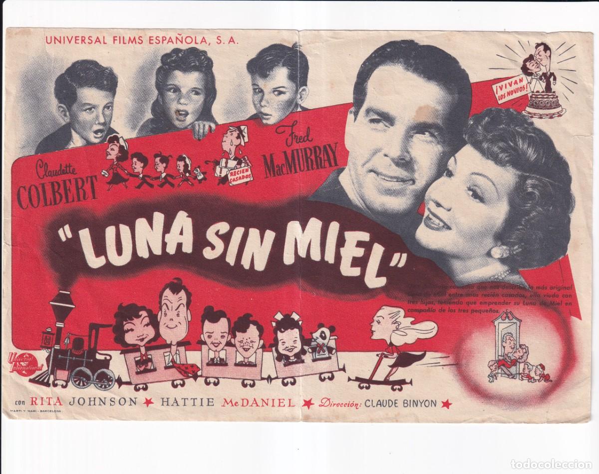 Cine: LUNA SIN MIEL : CLAUDETTE COLBERT, FRED MacMURRAY - Foto 1