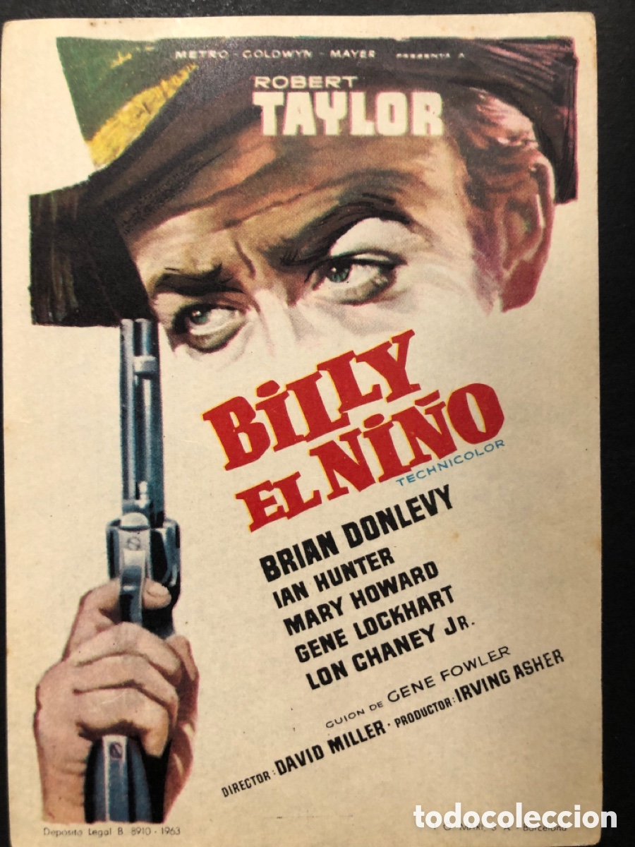 Cine: Programa MGM billy el ni&ntilde;o robert taylor - Foto 1
