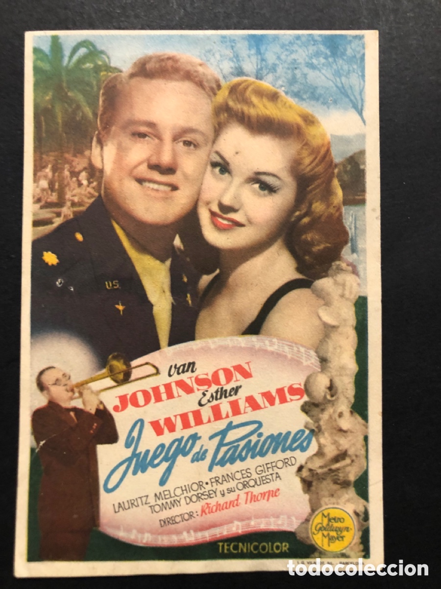 Kino: Programa MGM juego de pasiones Esther williams