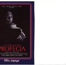 Cine: LA PRIMERA PROFECÍA. 15 X 21 CMS..