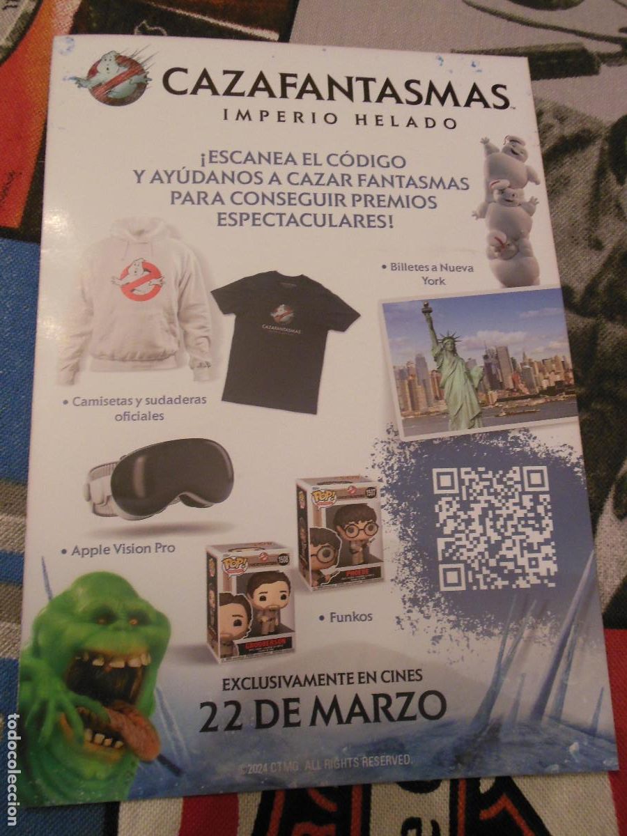 Cine: CAZAFANTASMAS IMPERIO HELADO PROGRAMA DE CINE 2024 ESTRENO - Foto 2