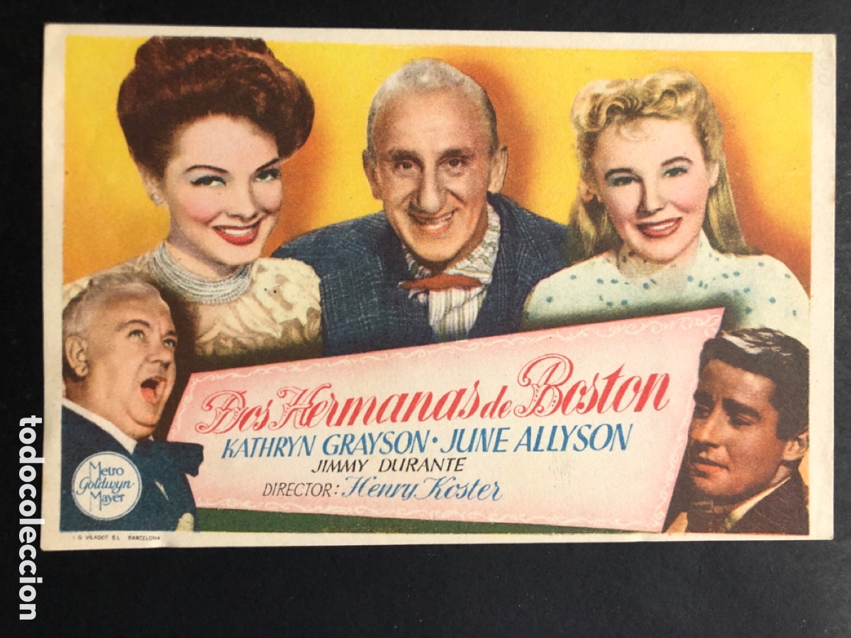 Kino: Programa MGM dos hermanas de Boston kathryn grayson