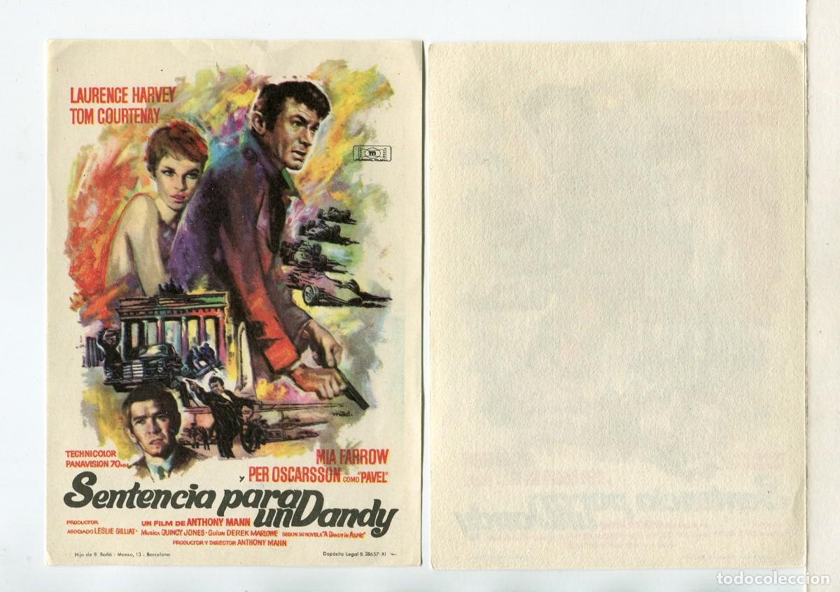 Cine: SENTENCIA PARA UN DANDY, con Laurence Harvey. - Foto 1