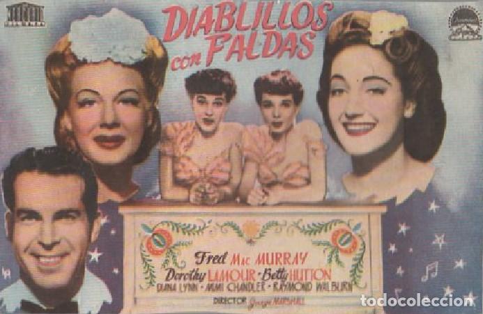 Cine: PROGRAMA DE CINE: DIABLILLOS CON FALDAS PC-7423 - Foto 1