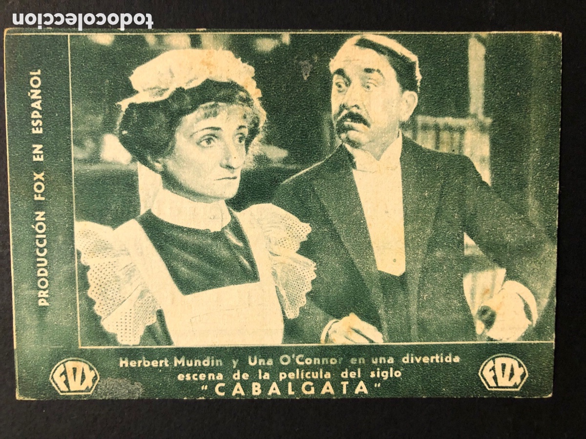 Kino: Programa cabalgata clive brook diana Wynyard con publicidad teatro principal olot A7