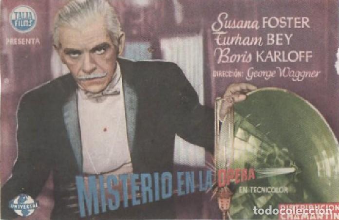 Cine: PROGRAMA DE CINE: MISTERIO EN LA OPERA PC-7451 - Foto 1