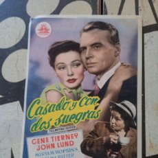Cine: CASADO Y CON DOS SUEGRAS CON PUBLICIDAD GRAN CINEMA LICEO RUTE