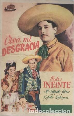Cine: PROGRAMA DE CINE: VIVA MI DESGRACIA PC-7463 - Foto 1
