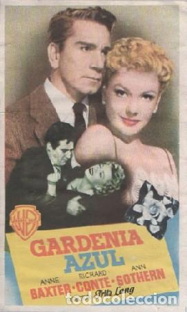 Cine: PROGRAMA DE CINE: GARDENIA AZUL PC-7467 - Foto 1