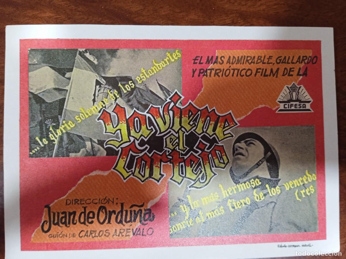  Flyers Publicitaires de films Anciens: TAMMY--PROGRAMA DE CINE---YA VIENE EL CORTEJO ( edit. Esteban Lirola)