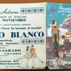 Cine: EL SUEÑO BLANCO - CON OLLY OLZMANN - DOBLE CON PUBLICIDAD SALA ASTORIA
