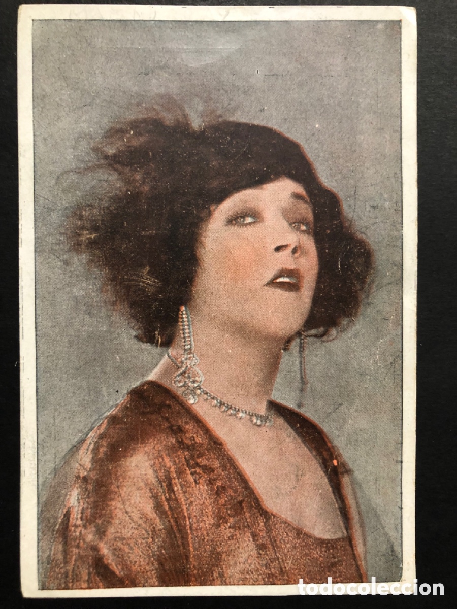 Kino: Programa tarjeta el c&iacute;rculo de la moda Mae Murray con publicidad salon Pathe cinema A7