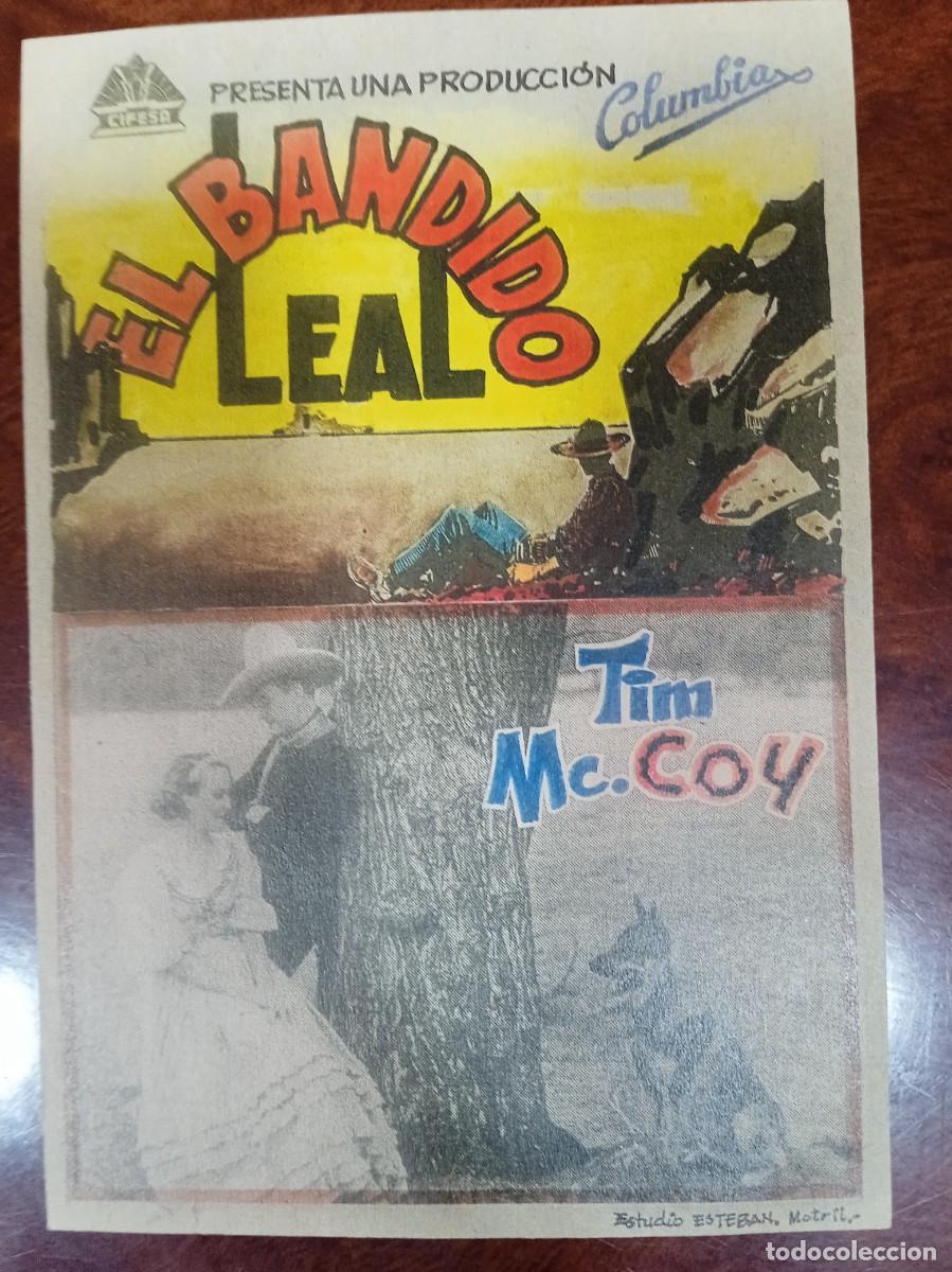  Flyers Publicitaires de films Anciens: TAMMY--PROGRAMA DE CINE---EL BANDO LEAL( edit. Esteban Lirola)