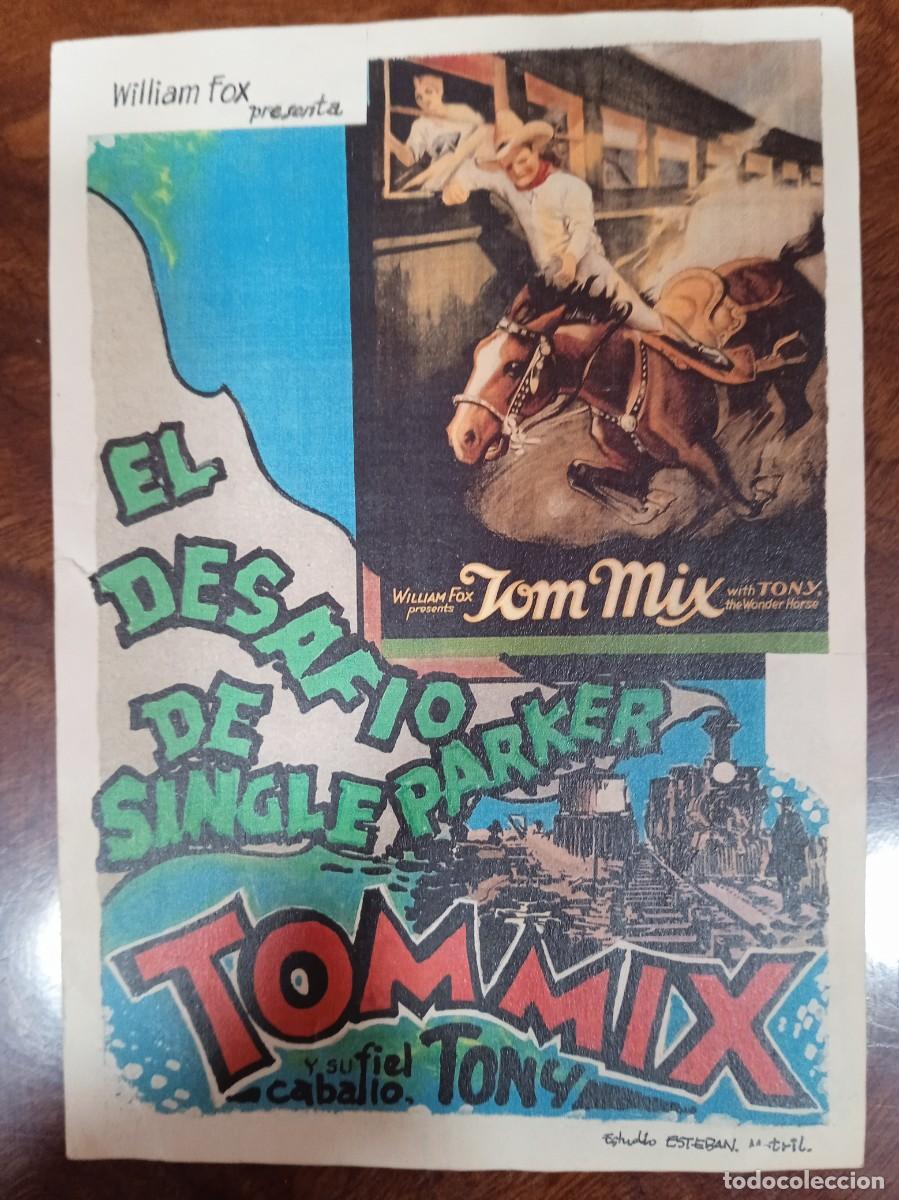  Flyers Publicitaires de films Anciens: TAMMY--PROGRAMA DE CINE---EL DESAFIO DE SINGLE PARKER( edit. Esteban Lirola)