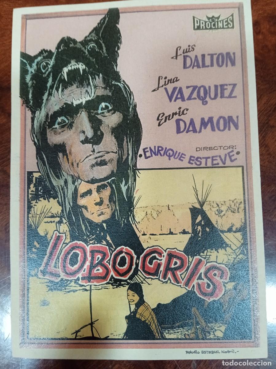  Flyers Publicitaires de films Anciens: TAMMY--PROGRAMA DE CINE---LOBO GRIS (edit. Esteban Lirola)