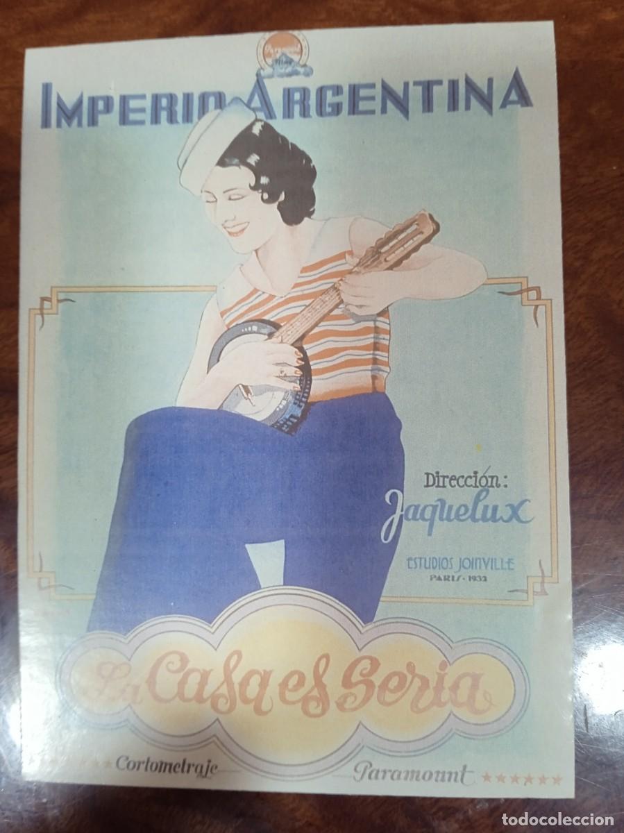  Flyers Publicitaires de films Anciens: TAMMY--PROGRAMA DE CINE---LA CASA ES SERIA (edit. Esteban Lirola)