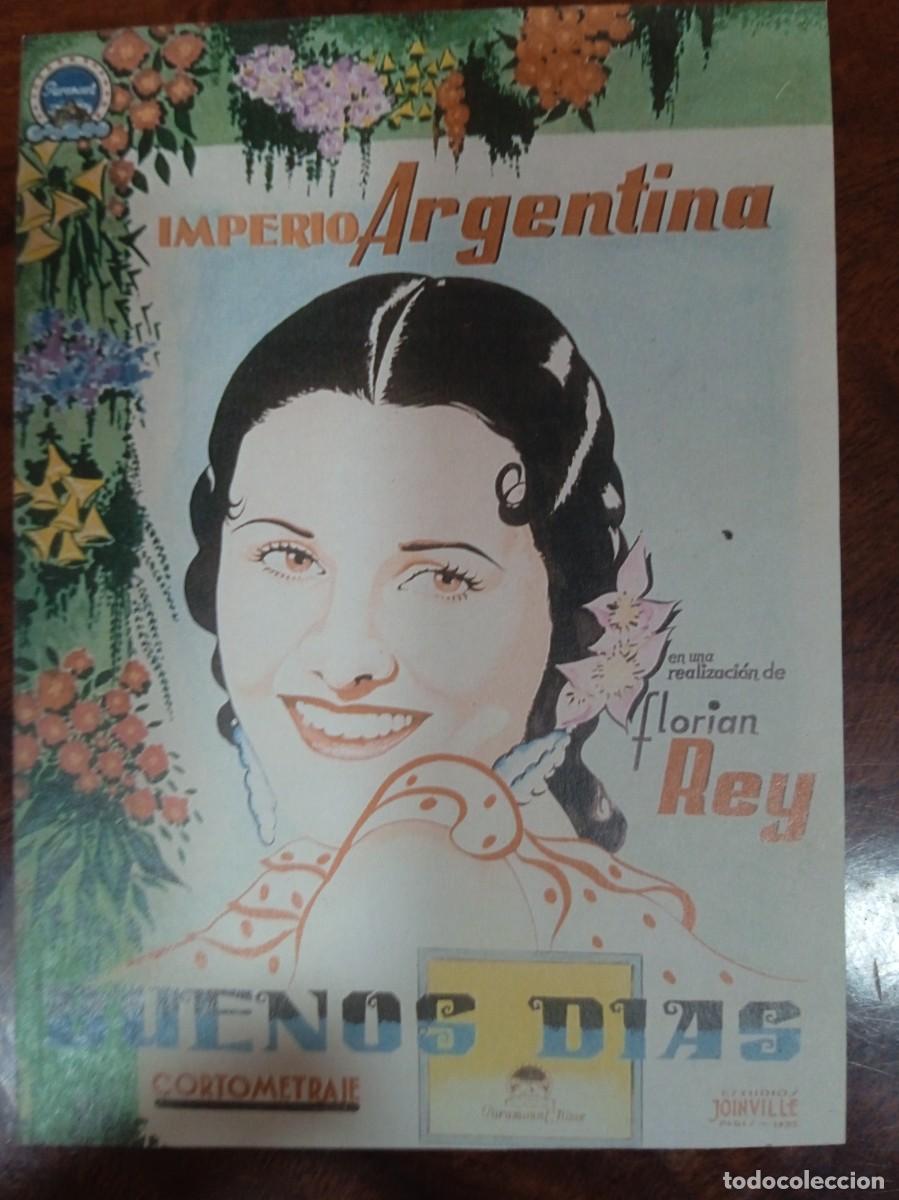  Flyers Publicitaires de films Anciens: TAMMY--PROGRAMA DE CINE---BUENOS DIAS (edit. Esteban Lirola)