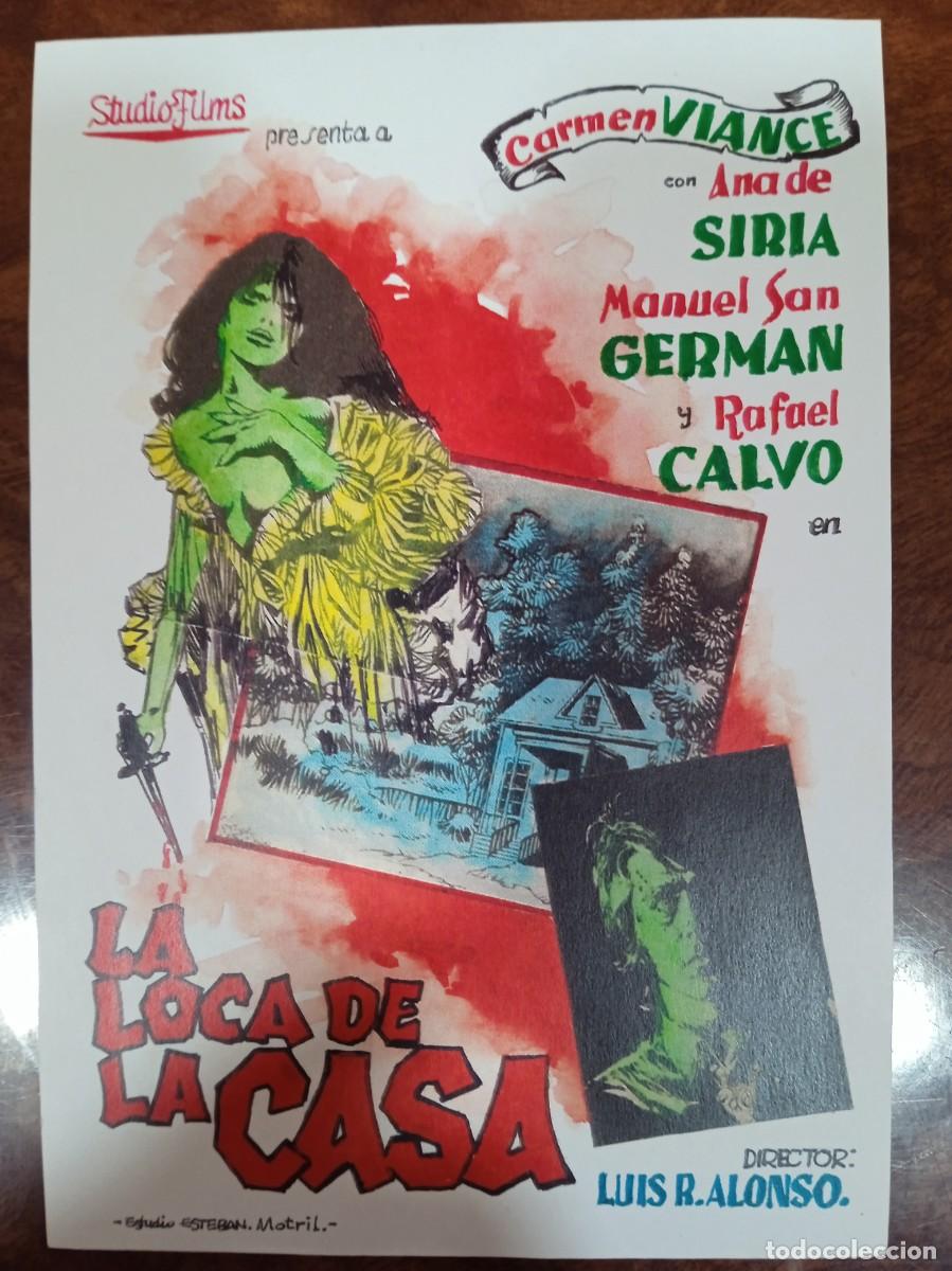  Flyers Publicitaires de films Anciens: TAMMY--PROGRAMA DE CINE---LA LOCA DE LA CASA (edit. Esteban Lirola)