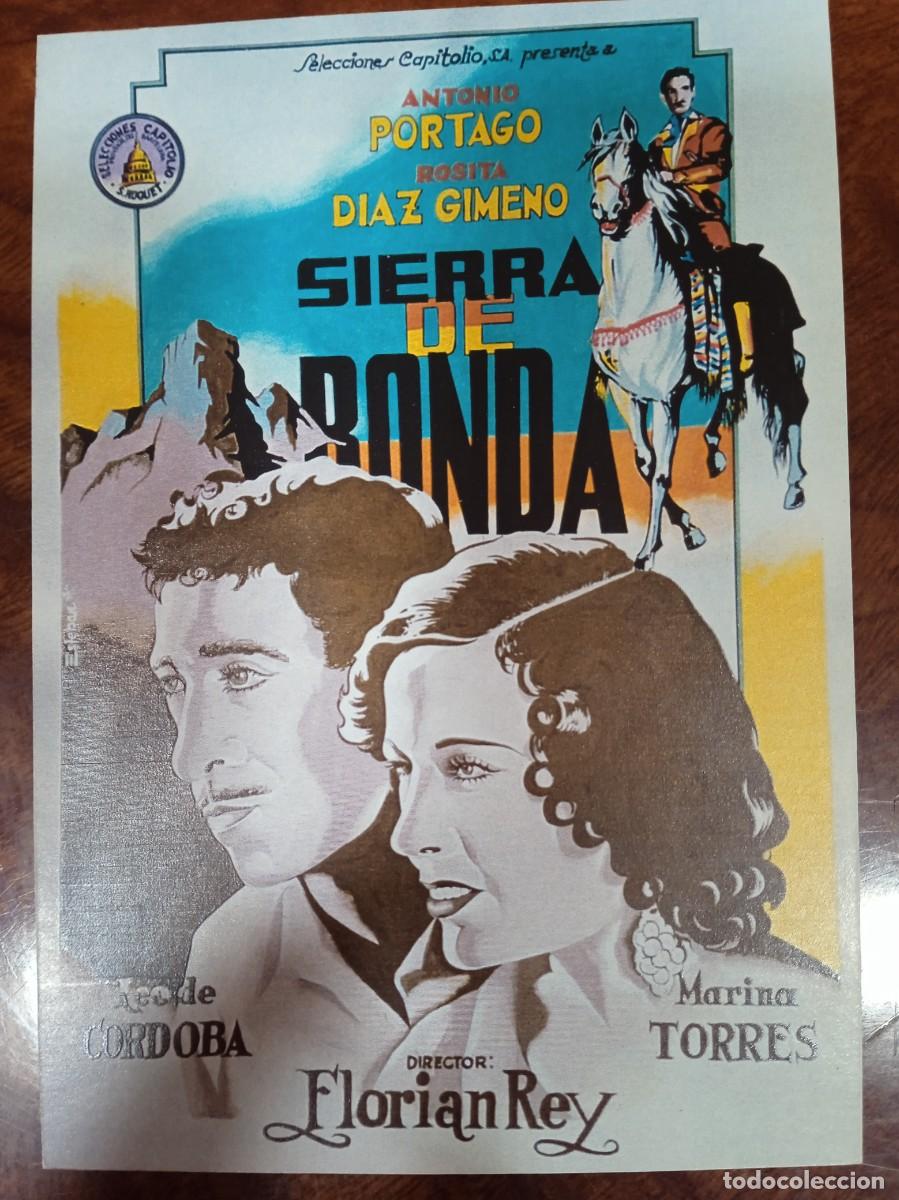  Flyers Publicitaires de films Anciens: TAMMY--PROGRAMA DE CINE---SIERRA DE RONDA (edit. Esteban Lirola)