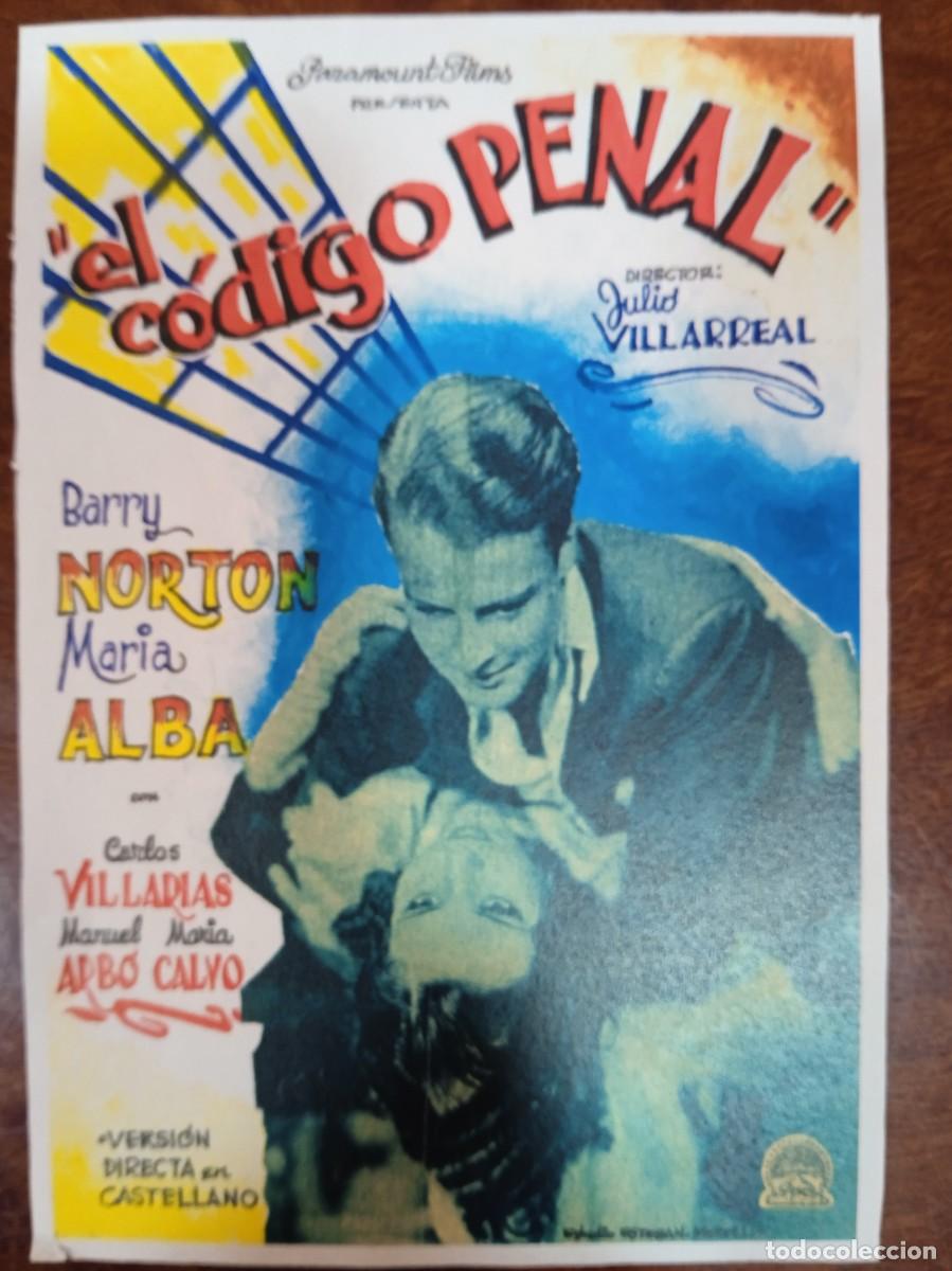 Cine: TAMMY--PROGRAMA DE CINE---EL CODIGO PENAL (edit. Esteban Lirola)