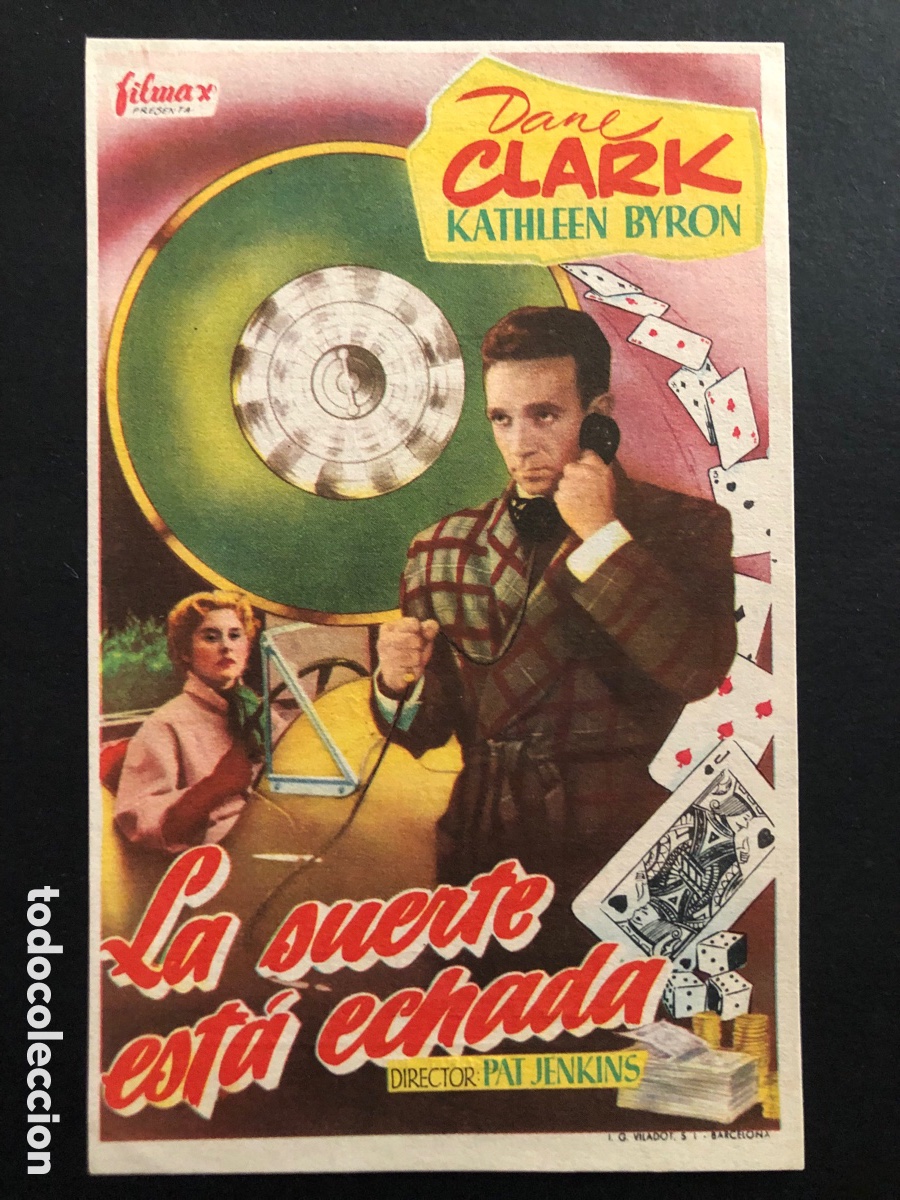 Kino: Programa la suerte est&aacute; echada dane clark con publicidad gran teatro huelva A7
