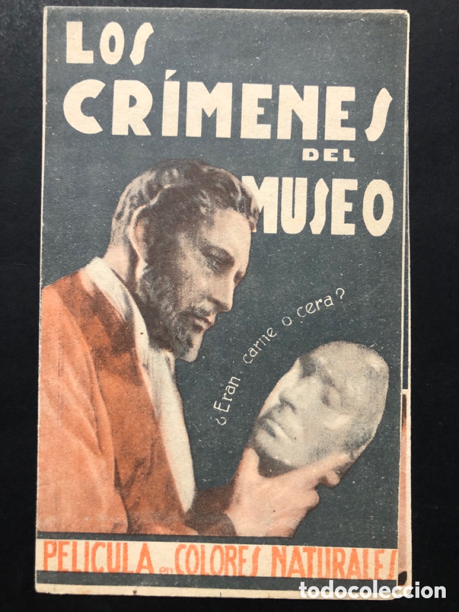Kino: Programa los cr&iacute;menes del museo lionel Atwill fay wray publicidad teatro guimera Picarol cinema A7