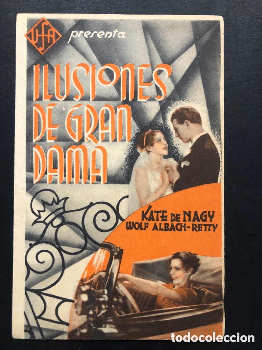 Kino: Programa ilusiones de gran dama Kate de Nagy con publicidad gran teatro falla cadiz A7