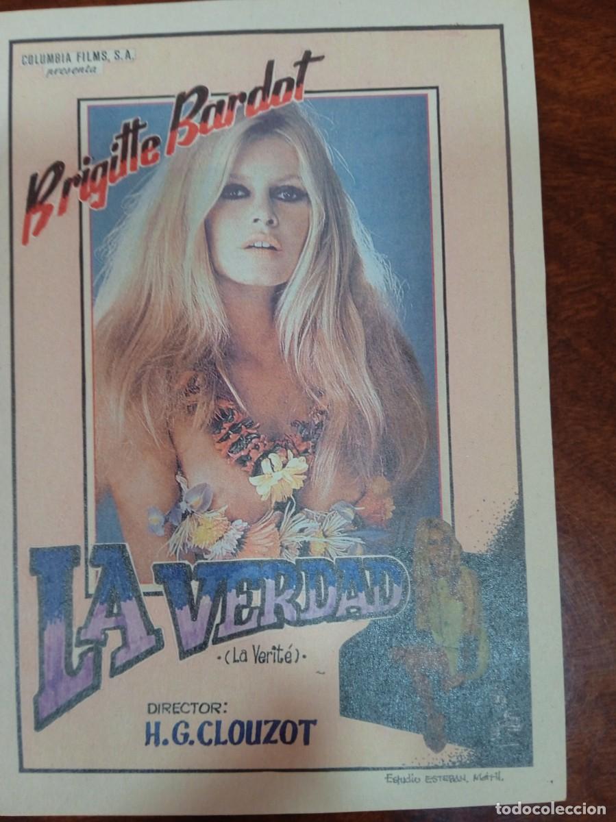  Flyers Publicitaires de films Anciens: TAMMY--PROGRAMA DE CINE--- LA VERDAD (edit. Esteban Lirola)