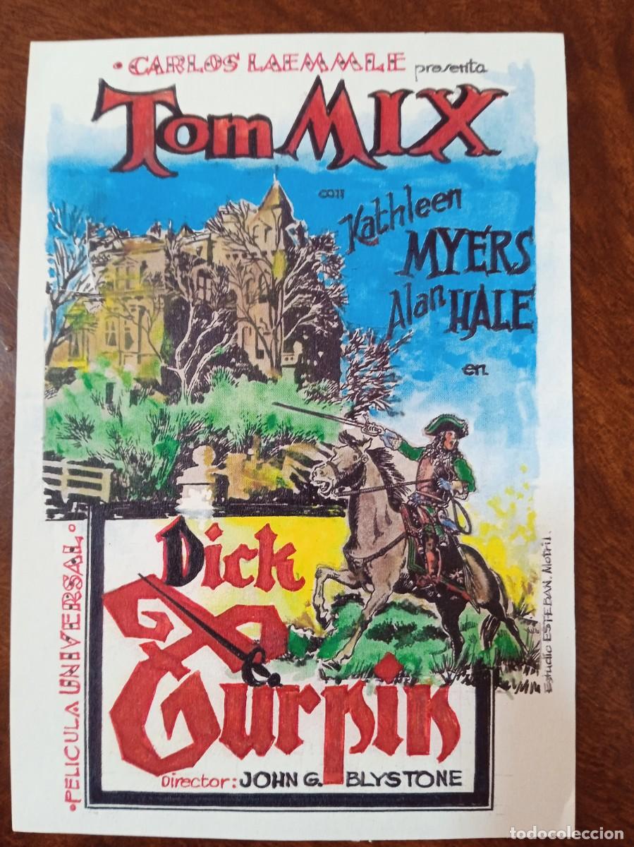 Cine: TAMMY--PROGRAMA DE CINE-- DICK TURPIN (edit. Esteban Lirola)