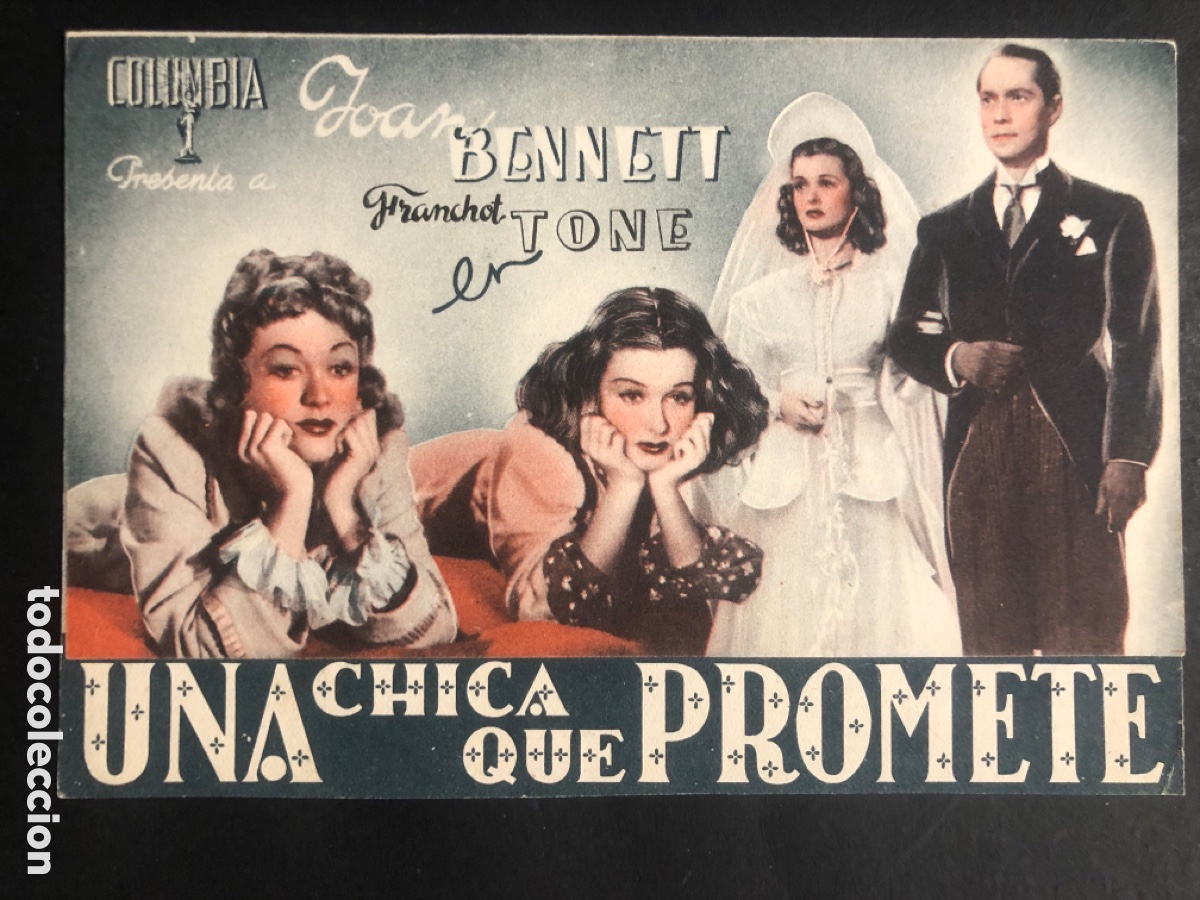 Cine: Programa una chica que promete joan Bennett con publicidad teatro cervantes granada A7