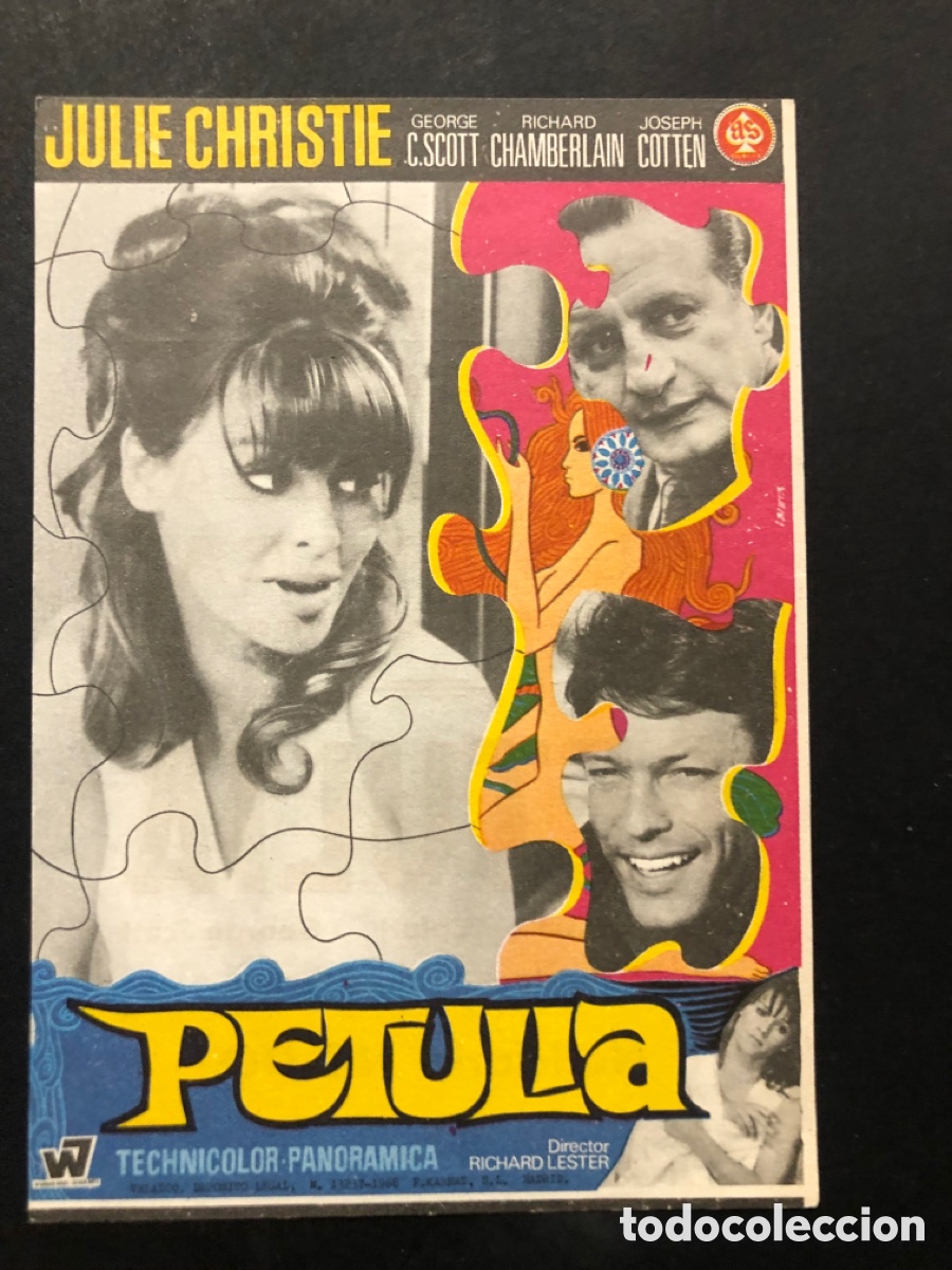Cine: Programa Petulia Julie Christie con publicidad venecia cinema A7