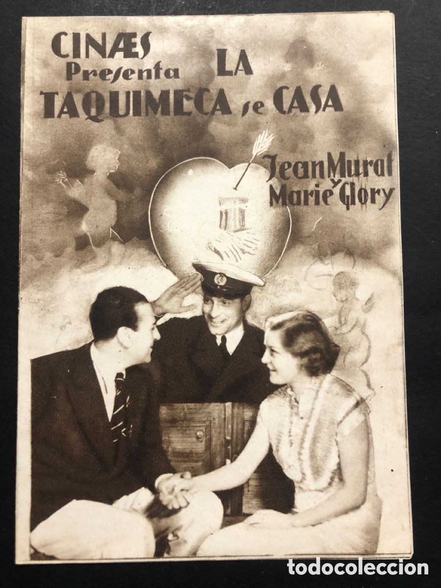 Cine: Programa la taquimeca se casa jean Murat Marie glory A7