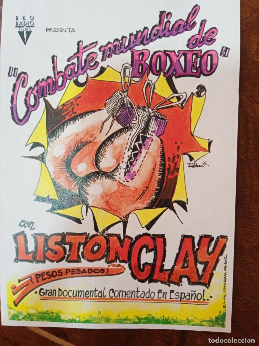 Cine: TAMMY--PROGRAMAS DE CINE --COMBATE MUNDIAL DE BOXEO (edit. Esteban Lirola)