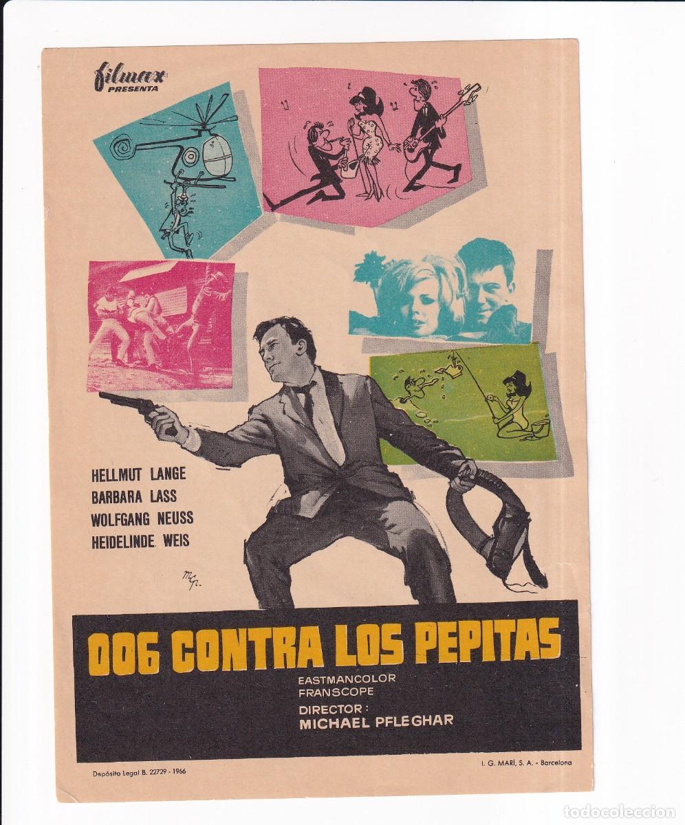 Cine: 006 CONTRA LOS PEPITAS : HELLMUT LANGE - Foto 1