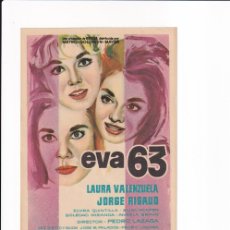 Cine: EVA 63 .- LAURA VALENZUELA, JORGE RIGAUD