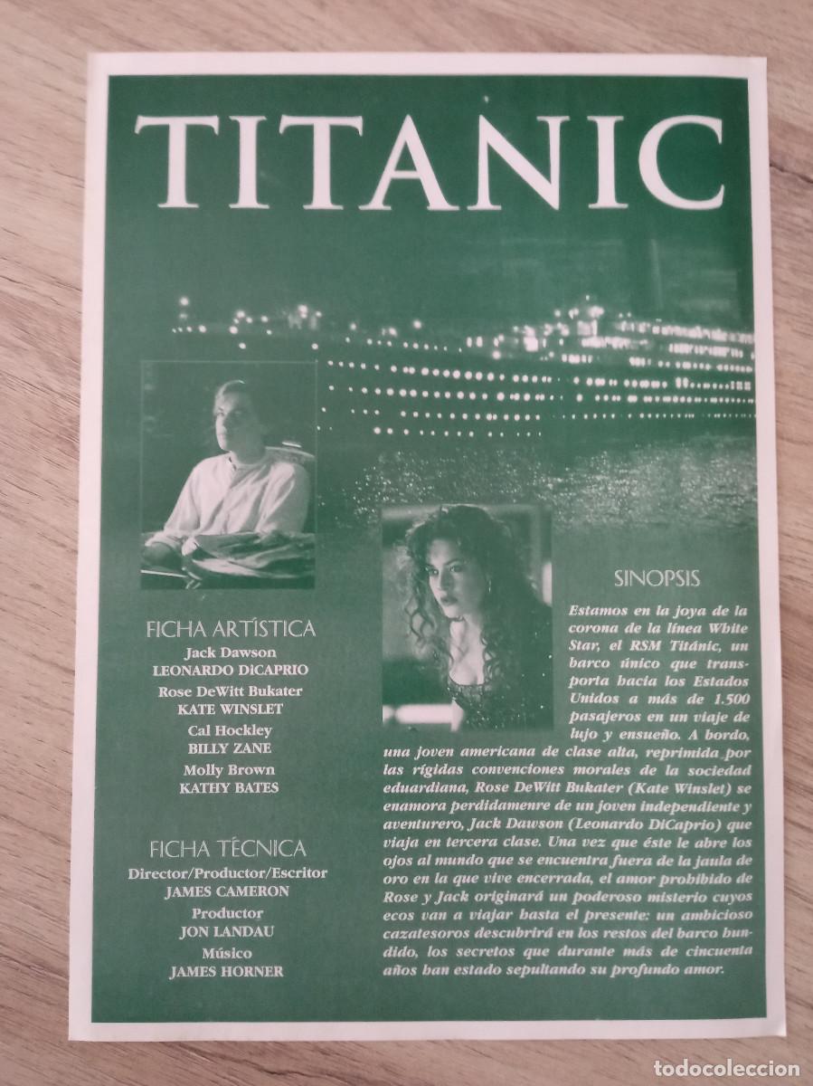 Cine: TITANIC, LEONARDO DI CAPRIO, CINES VAN DYCK - Foto 2