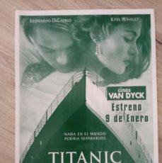 Cine: TITANIC, LEONARDO DI CAPRIO, CINES VAN DYCK