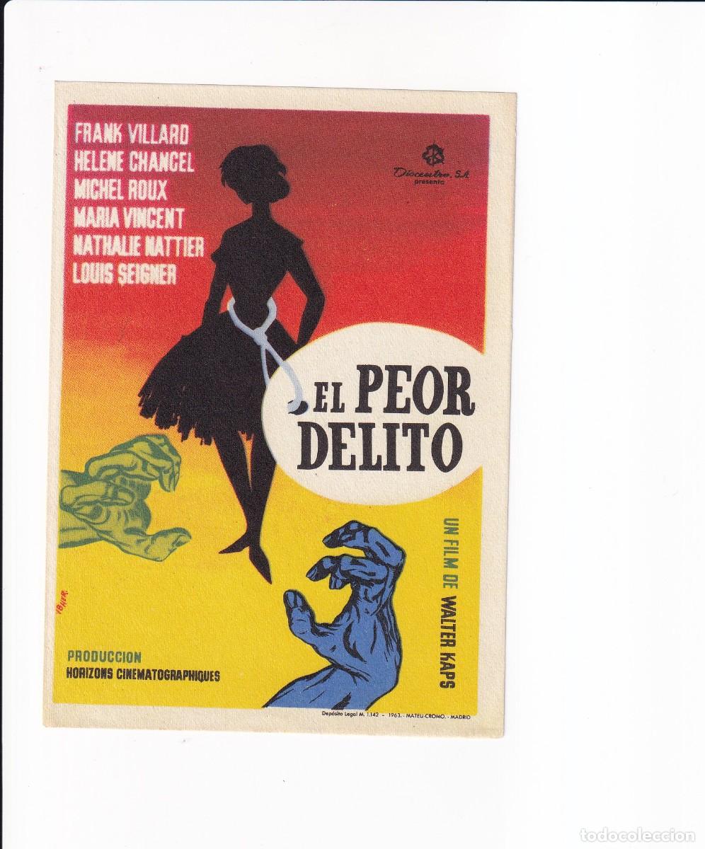 Cine: EL PEOR DELITO : FRANK VILLARD - Foto 1