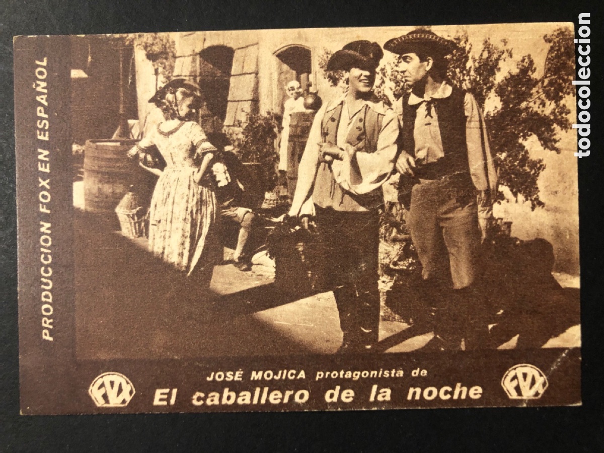  Flyers Publicitaires de films Anciens: Programa el caballero de la noche jose mojica con publicidad cine versalles torrente A7